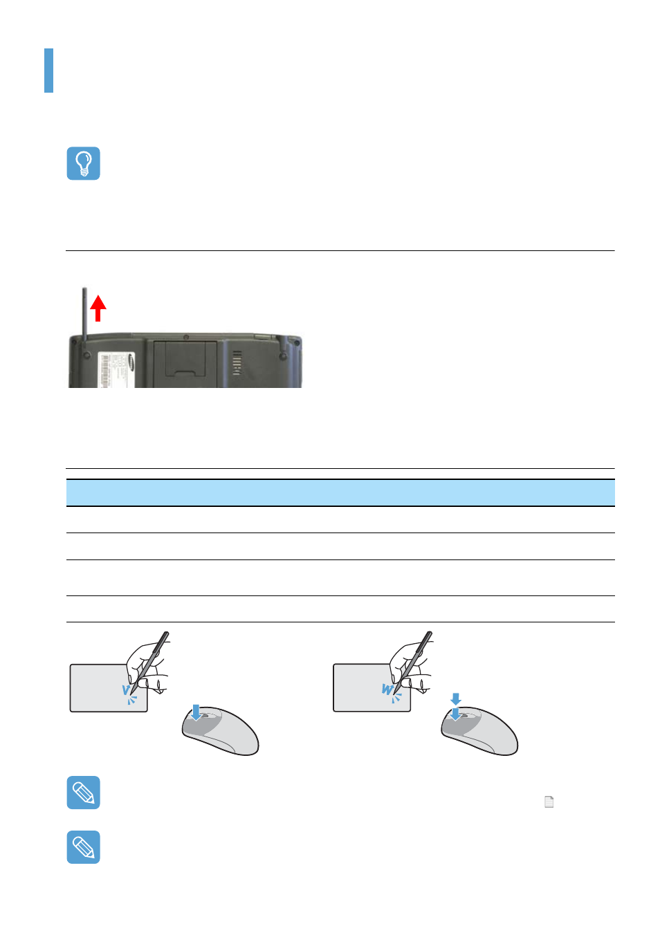 Stylus pen, P.20, Removing the stylus pen from the computer | Stylus pen functions | Samsung Q1B User Manual | Page 20 / 141