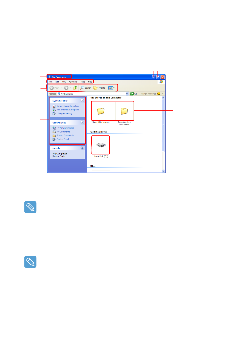 Understanding a window | Samsung Q1B User Manual | Page 39 / 141