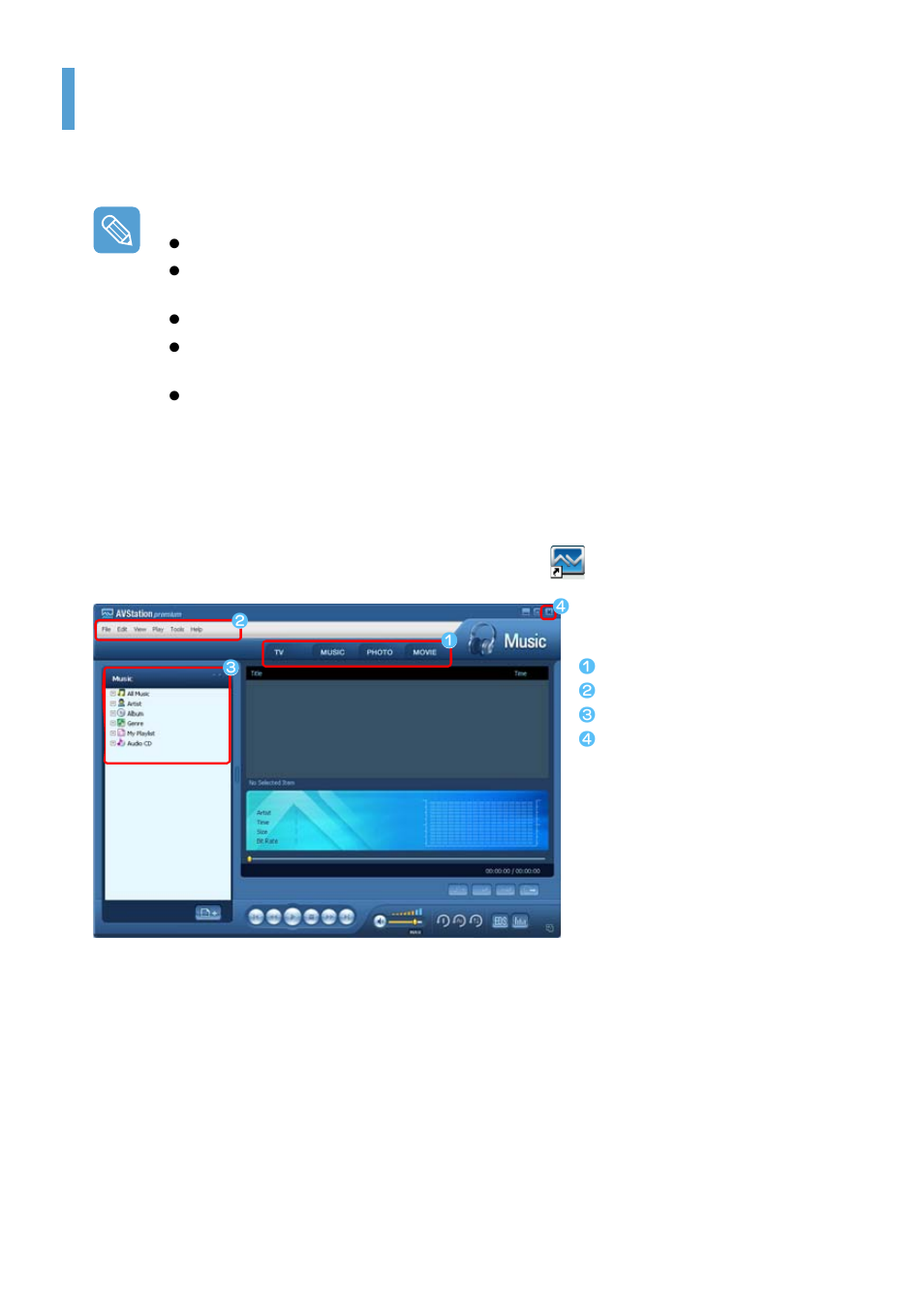 Using avstation premium, Start and screen layout, P.69 | Samsung Q1B User Manual | Page 69 / 141