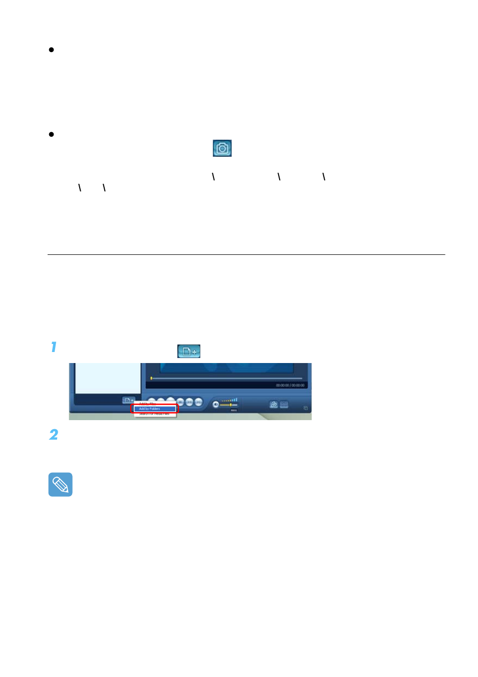 Adding videos to the library | Samsung Q1B User Manual | Page 78 / 141