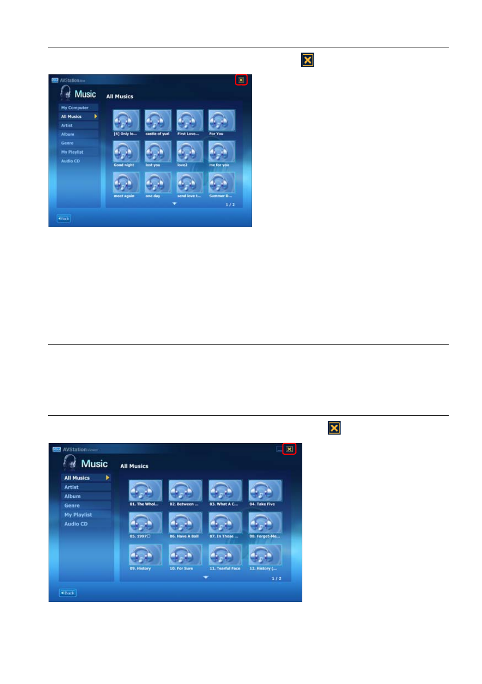 Start / exit avstation viewer, Exiting, Starting | Samsung Q1B User Manual | Page 80 / 141