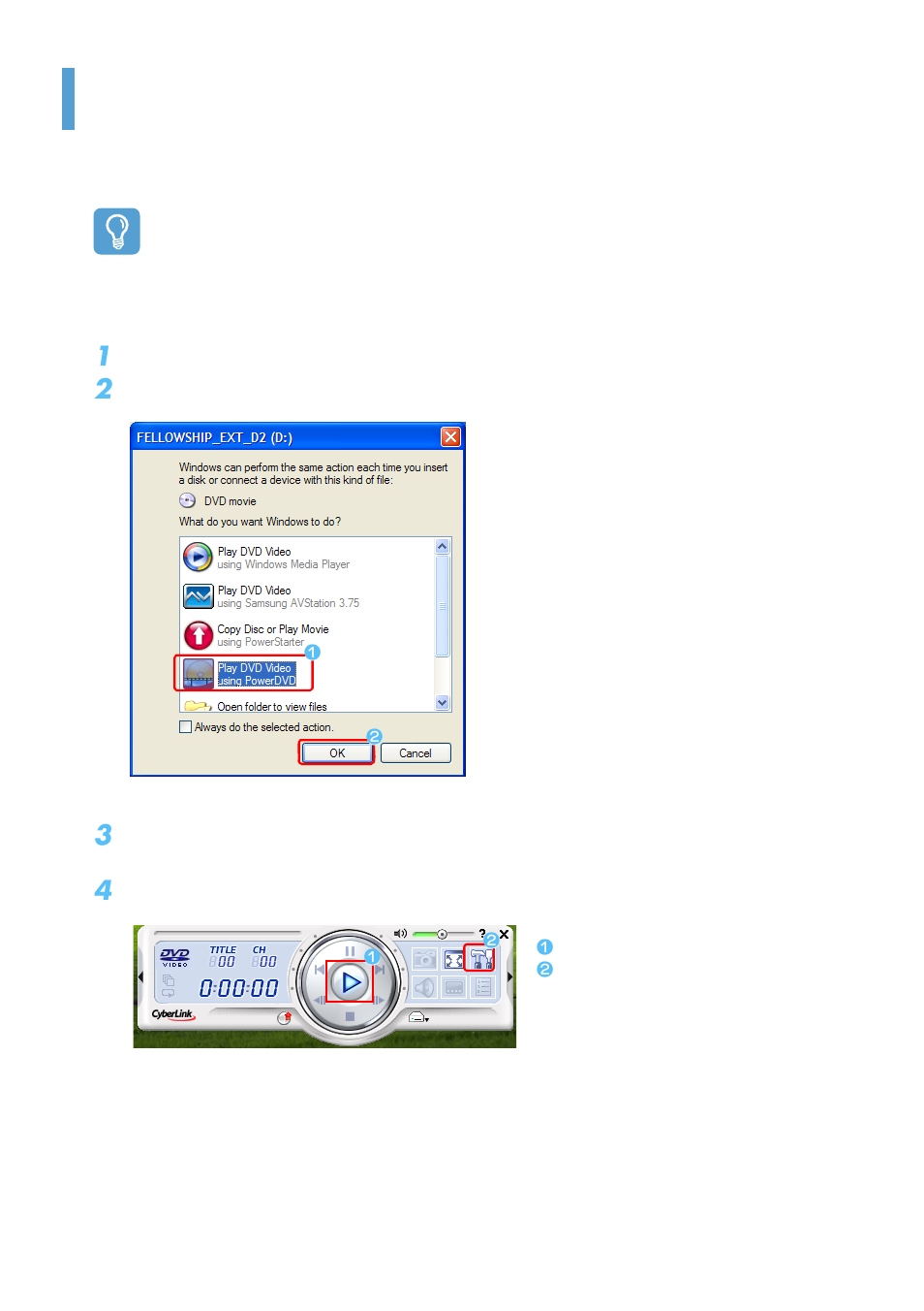 Cyberlink powerdvd, P.86 | Samsung Q1B User Manual | Page 86 / 141