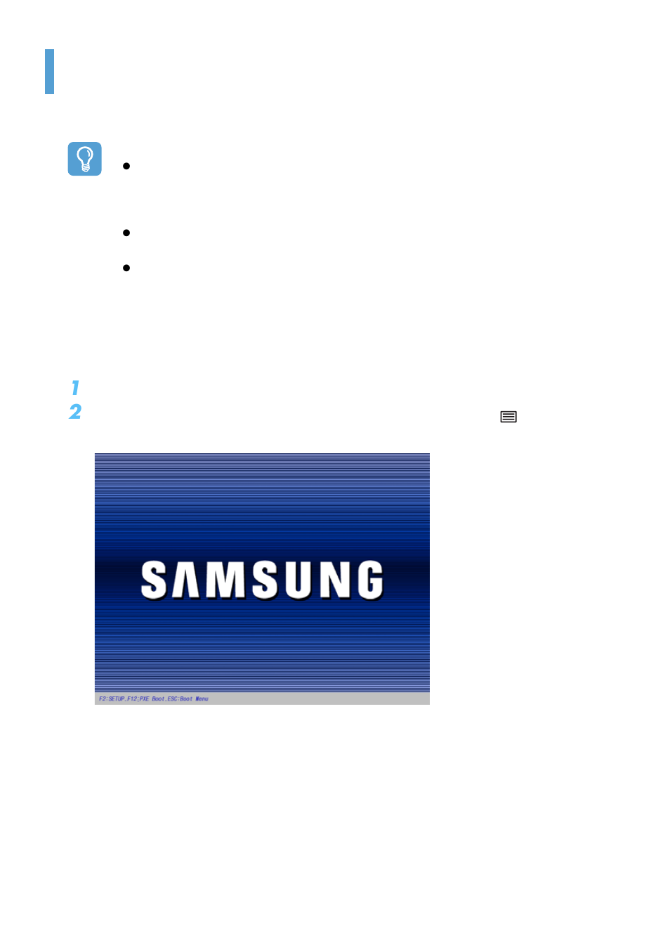 Using system setup, Starting system setup | Samsung Q1B User Manual | Page 89 / 141