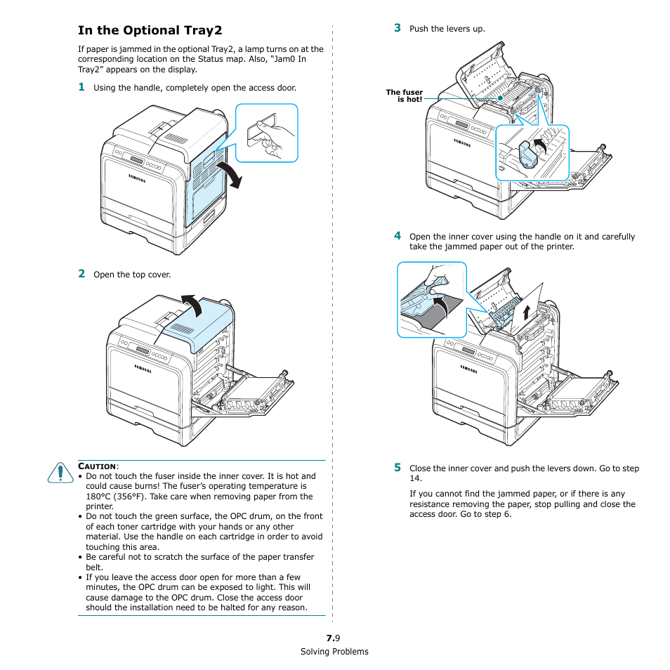 In the optional tray2 | Samsung CLP-650 Series User Manual | Page 55 / 117