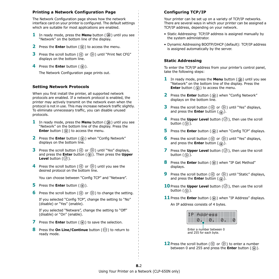 Samsung CLP-650 Series User Manual | Page 67 / 117