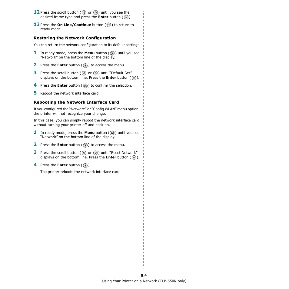 Samsung CLP-650 Series User Manual | Page 69 / 117