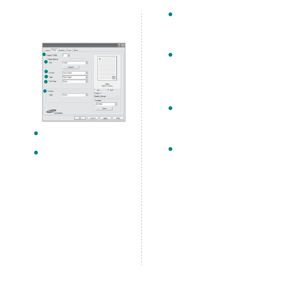 Paper tab | Samsung CLP-650 Series User Manual | Page 93 / 117