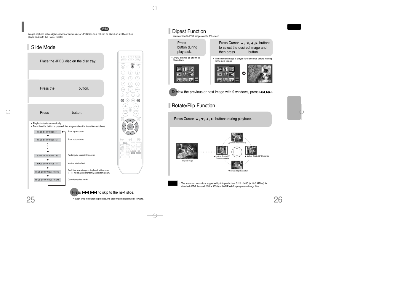 Jpeg file playback | Samsung AH68-01850K User Manual | Page 14 / 38