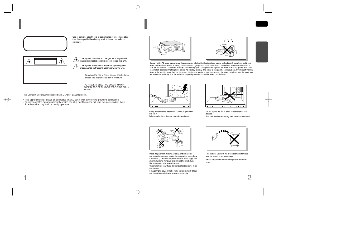 Safety warnings, Precautions, 2precautions | 1safety warnings, Phones | Samsung AH68-01850K User Manual | Page 2 / 38