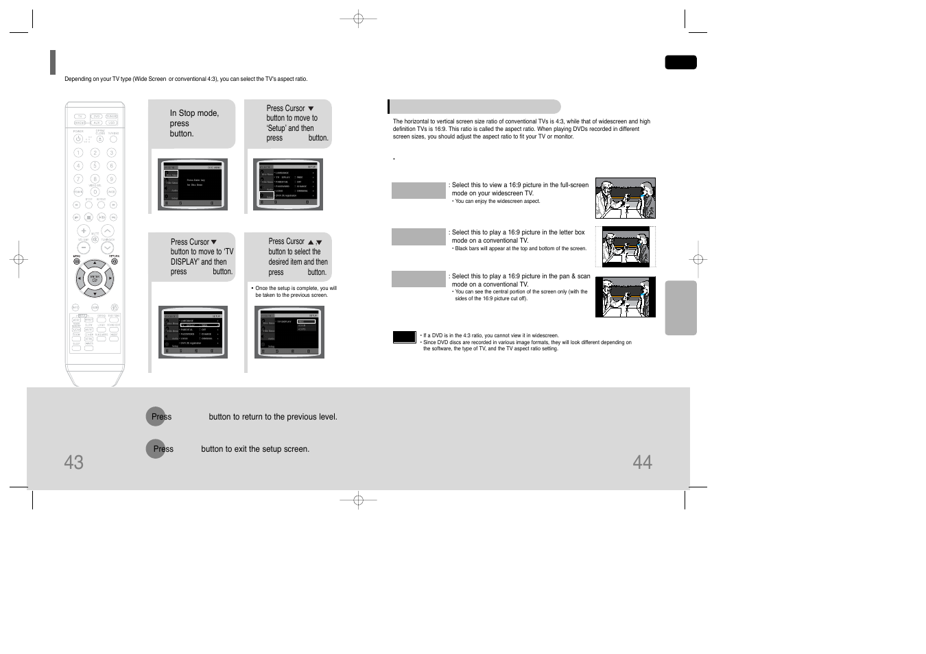 Setting tv screen type | Samsung AH68-01850K User Manual | Page 23 / 38