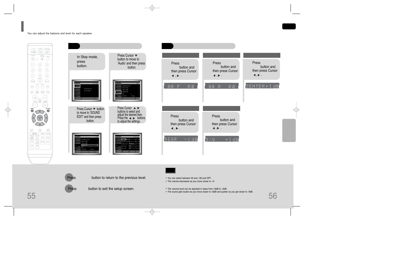 Setting the audio | Samsung AH68-01850K User Manual | Page 29 / 38