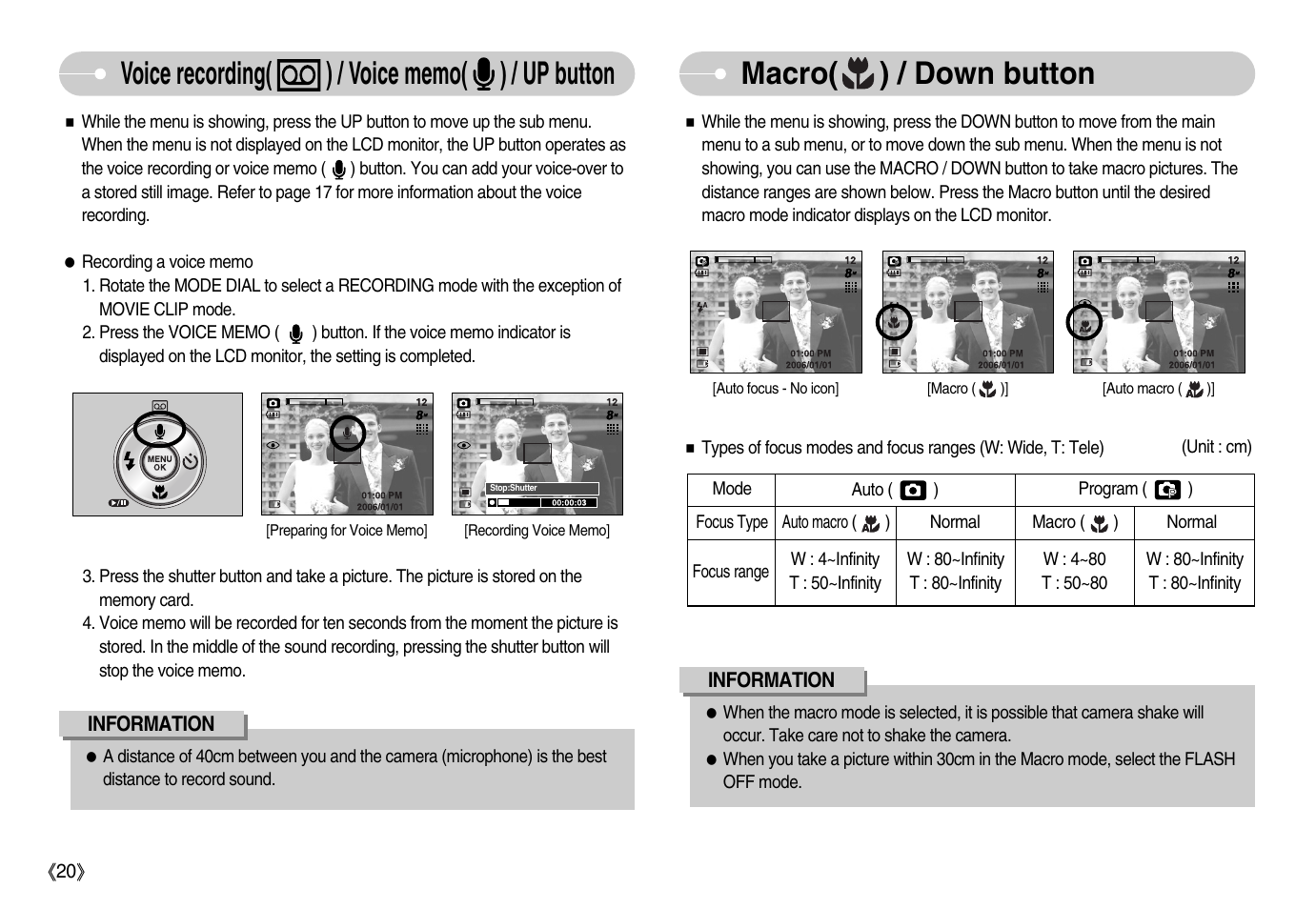 Samsung Digimax S800 User Manual | Page 21 / 82