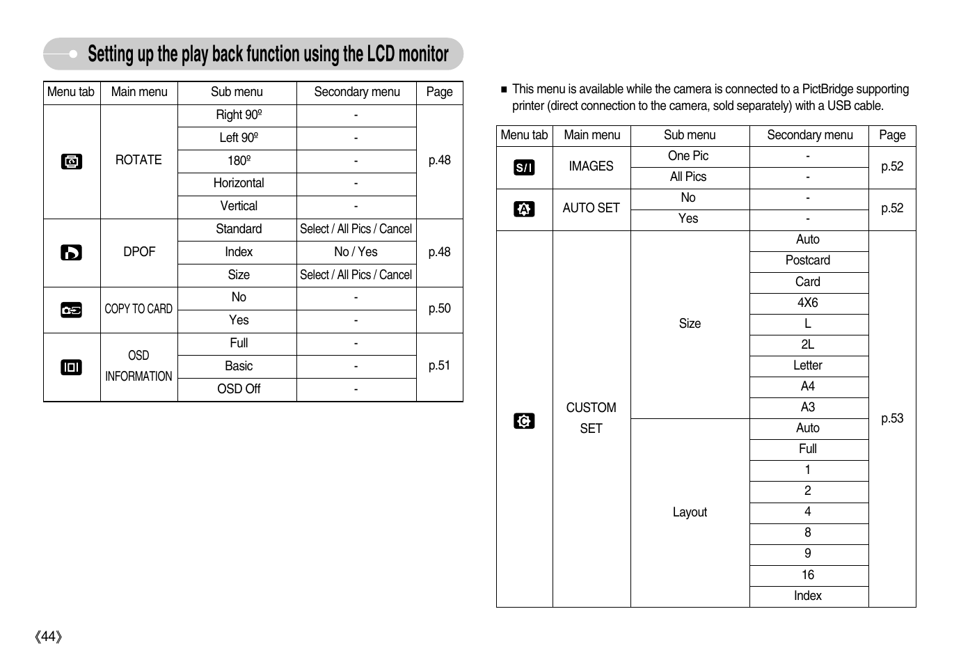 Samsung Digimax S800 User Manual | Page 45 / 82
