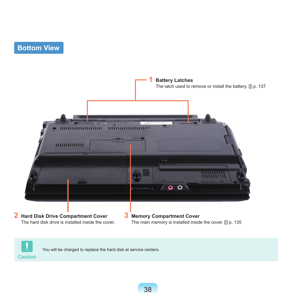 Bottom view, 8 bottom view | Samsung Q46 User Manual | Page 39 / 194