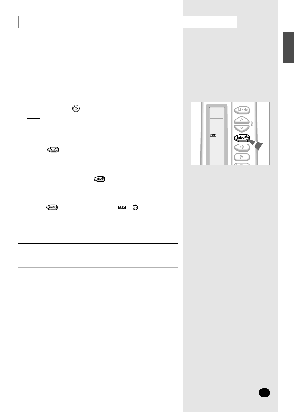 Changing the room temperature quickly | Samsung AQ30C1(2)BC User Manual | Page 13 / 48