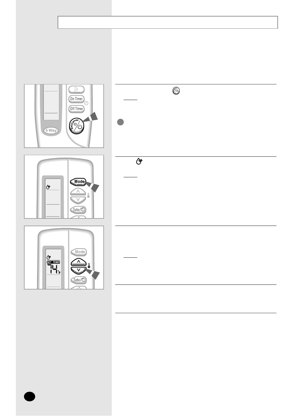 Removing excess humidity | Samsung AQ30C1(2)BC User Manual | Page 14 / 48