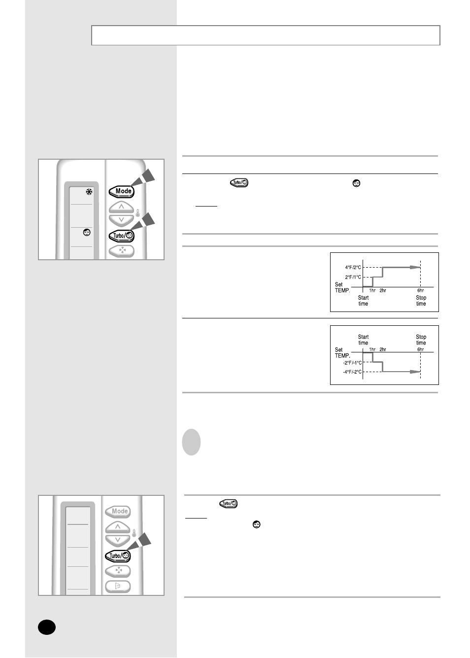 Setting the sleep timer | Samsung AQ30C1(2)BC User Manual | Page 20 / 48