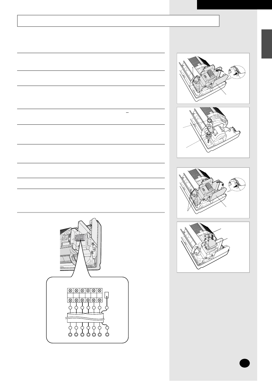 Connecting the assembly cable (cont.) | Samsung AQ30C1(2)BC User Manual | Page 35 / 48