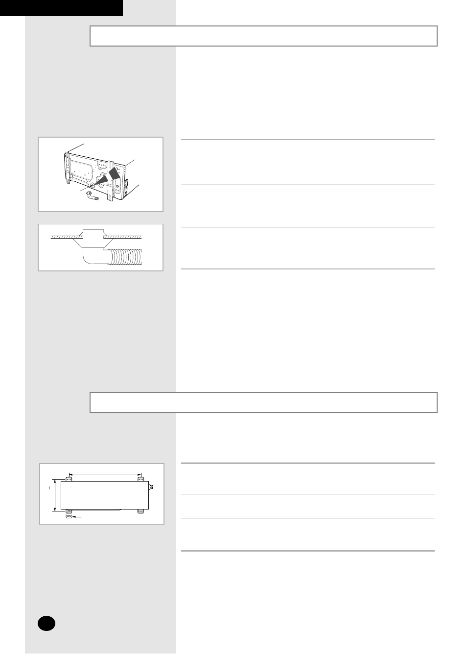 Fixing the unit in position | Samsung AQ30C1(2)BC User Manual | Page 42 / 48
