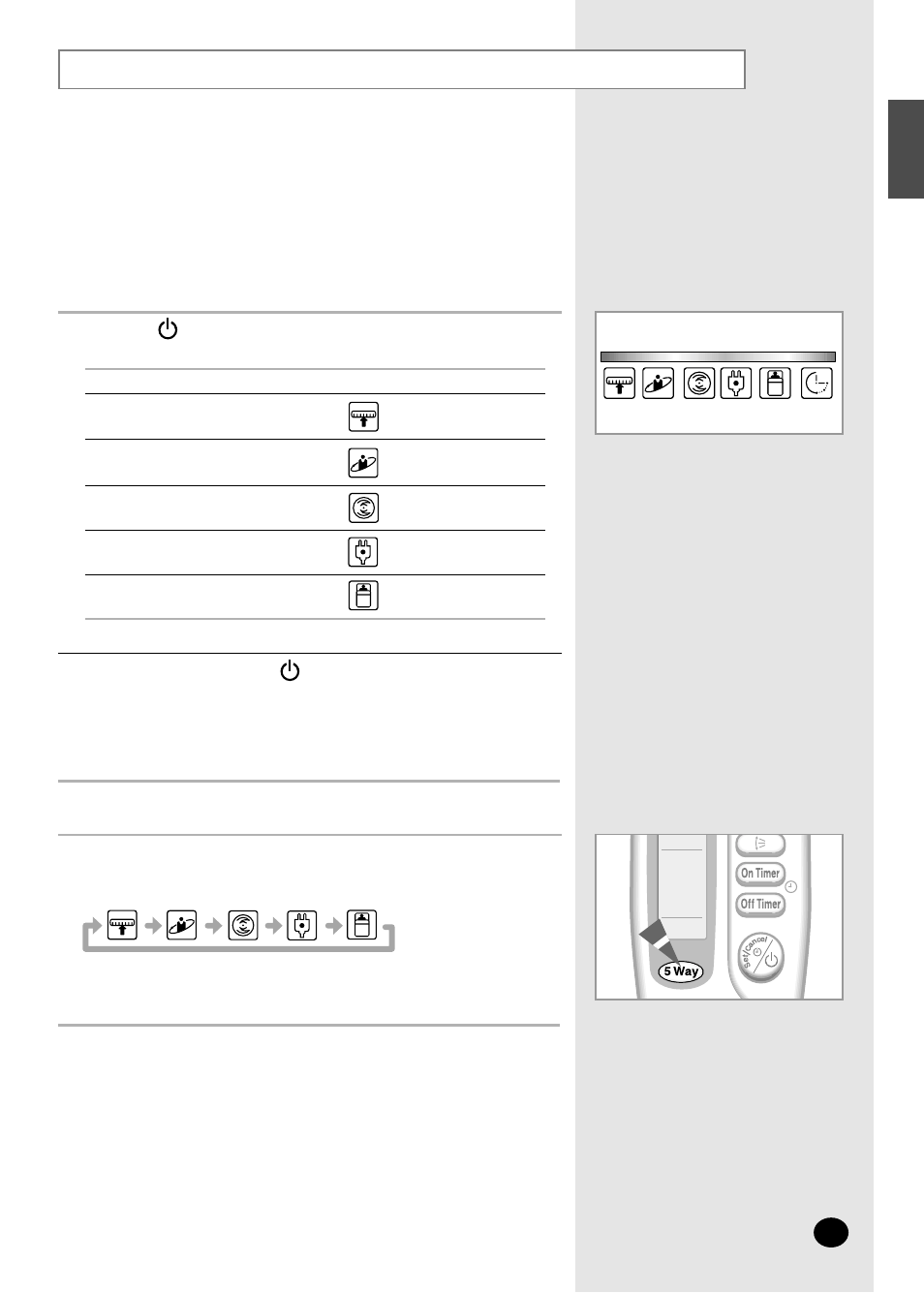 5 way function | Samsung AQ30C1(2)BC User Manual | Page 9 / 48