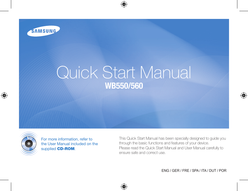 Samsung WB560 User Manual | 74 pages