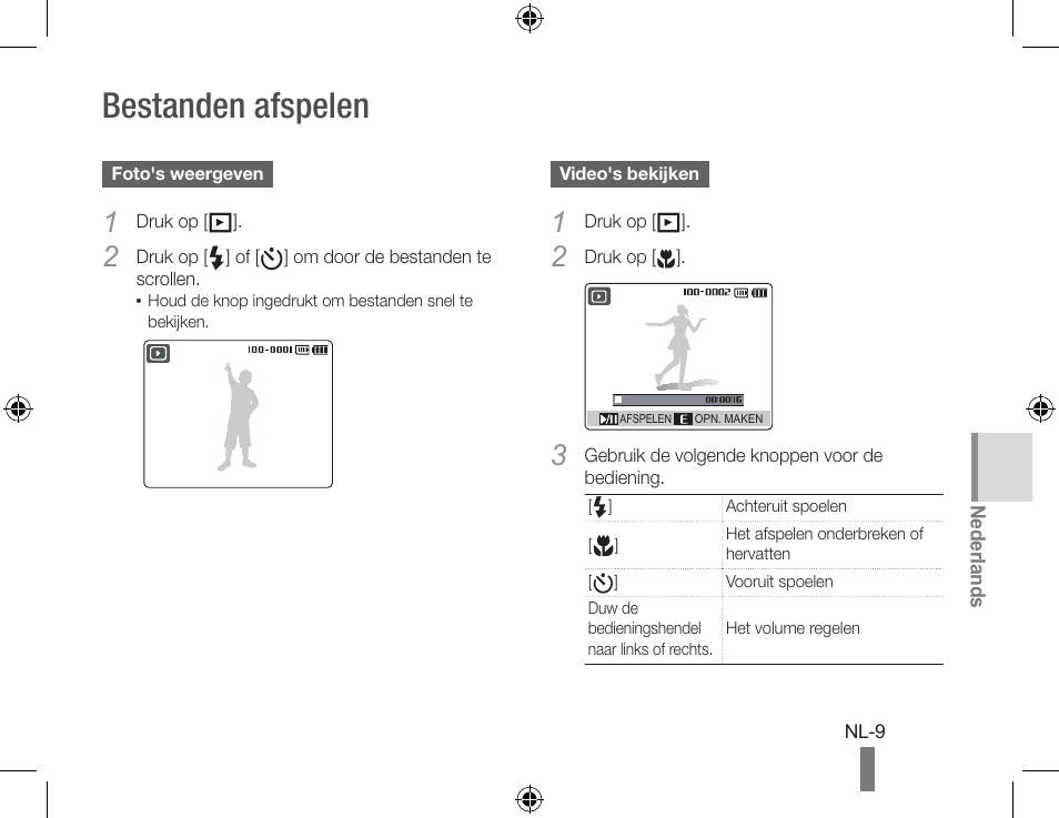 Bestanden afspelen | Samsung WB560 User Manual | Page 59 / 74