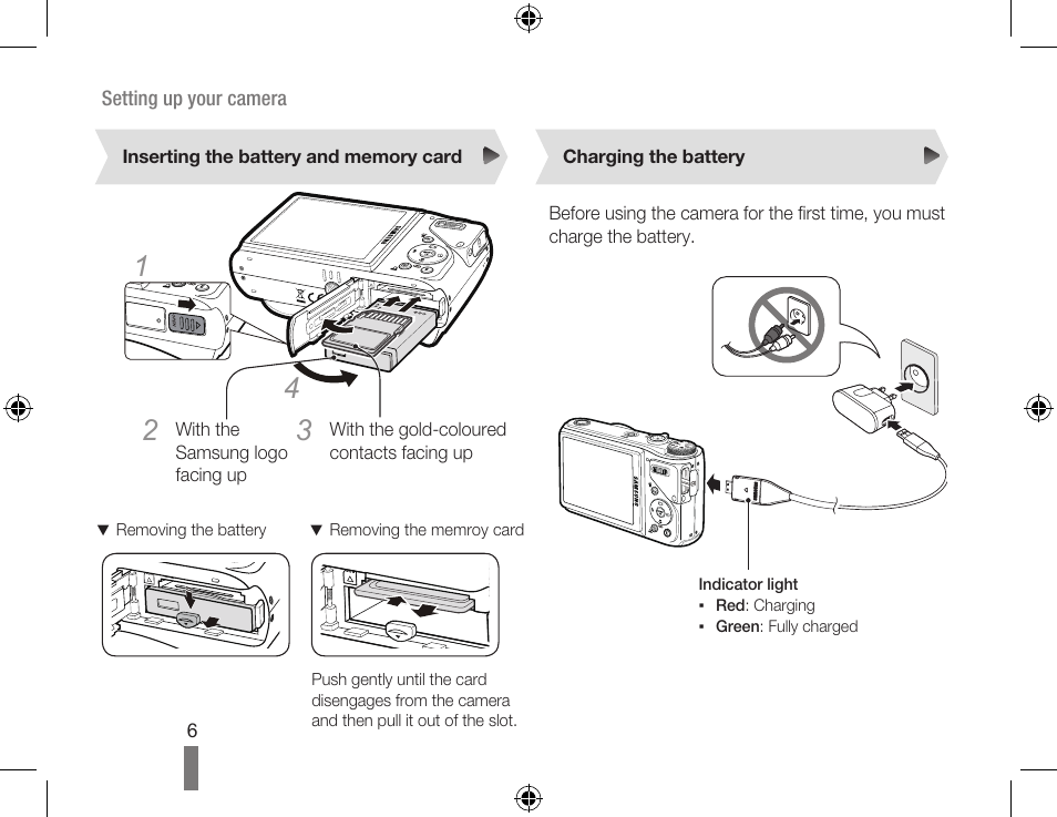 Samsung WB560 User Manual | Page 6 / 74