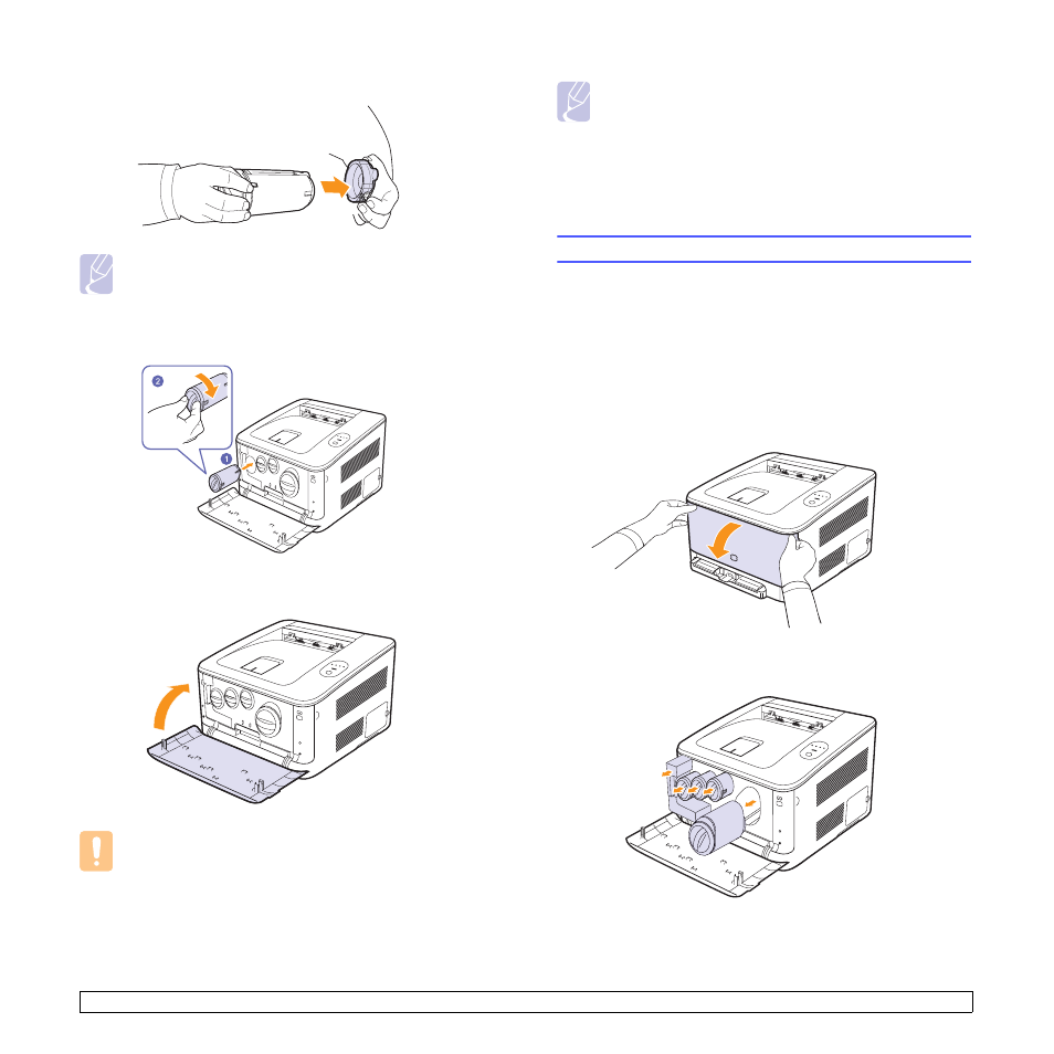 Replacing the imaging unit | Samsung CLP-350 User Manual | Page 37 / 97