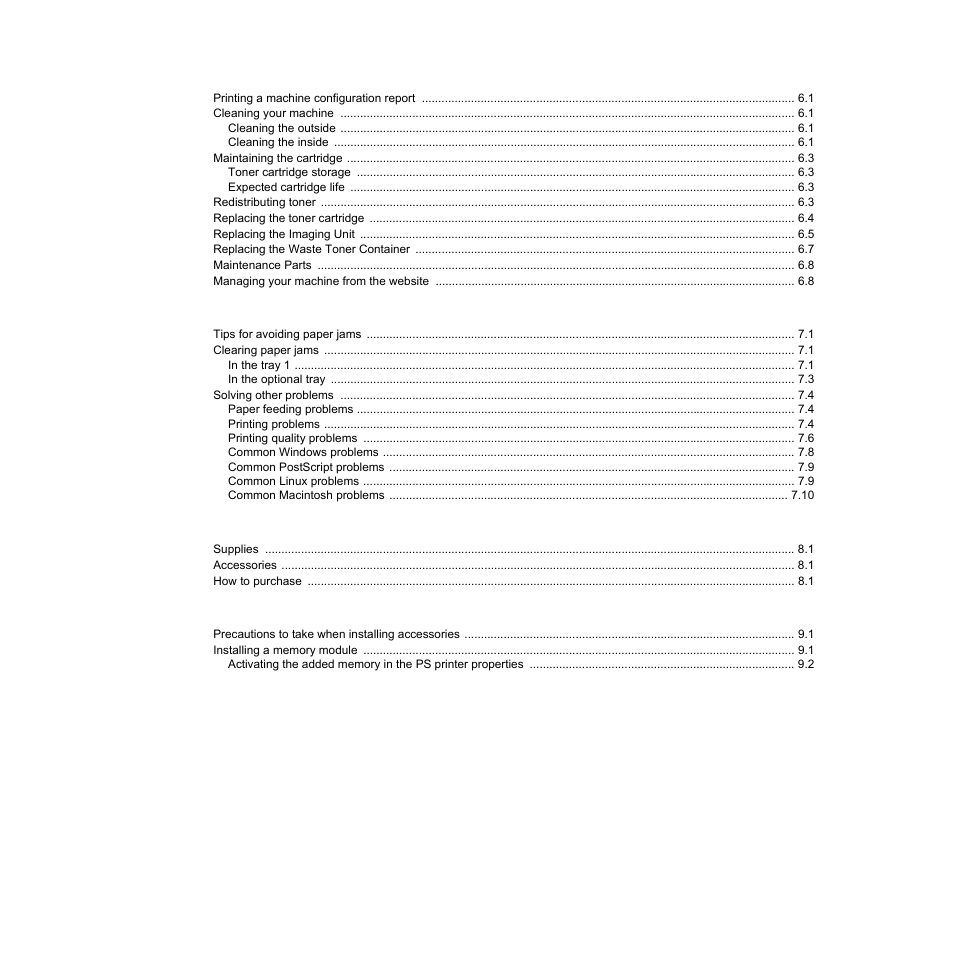 Samsung CLP-350 User Manual | Page 6 / 97