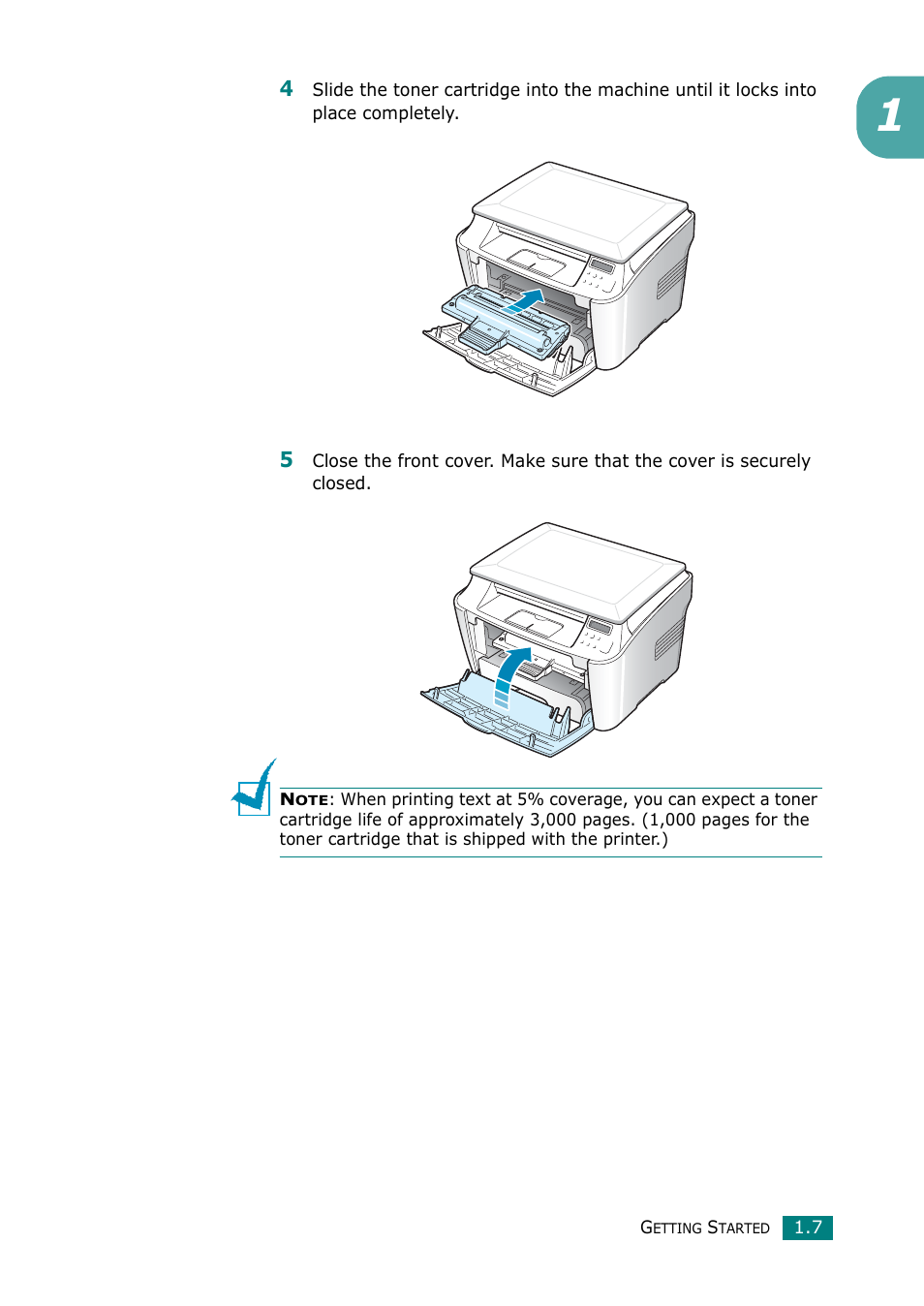 Samsung Laser MFP SCX-4100 User Manual | Page 22 / 167