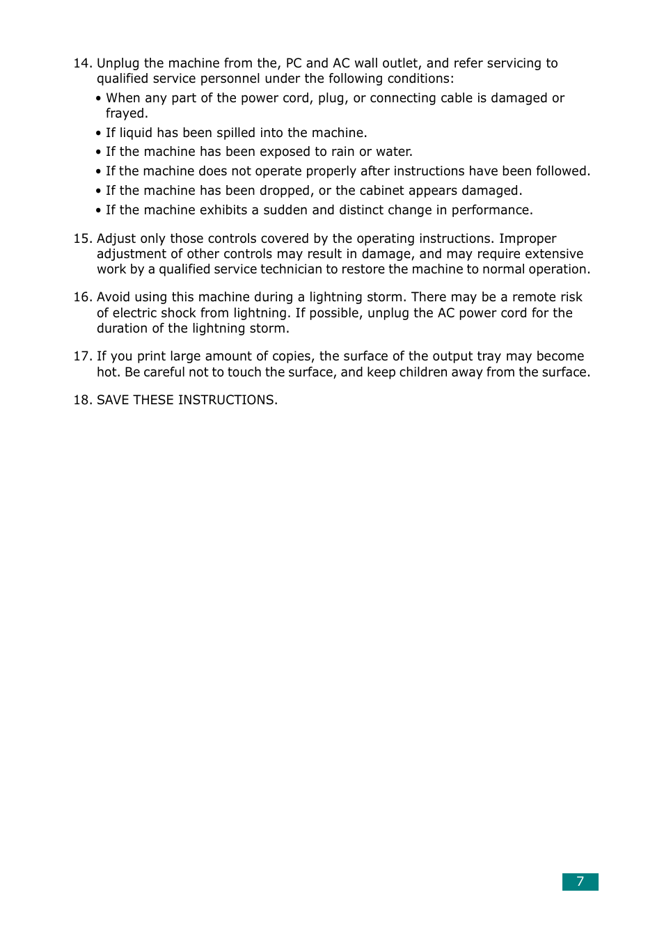 Samsung Laser MFP SCX-4100 User Manual | Page 8 / 167