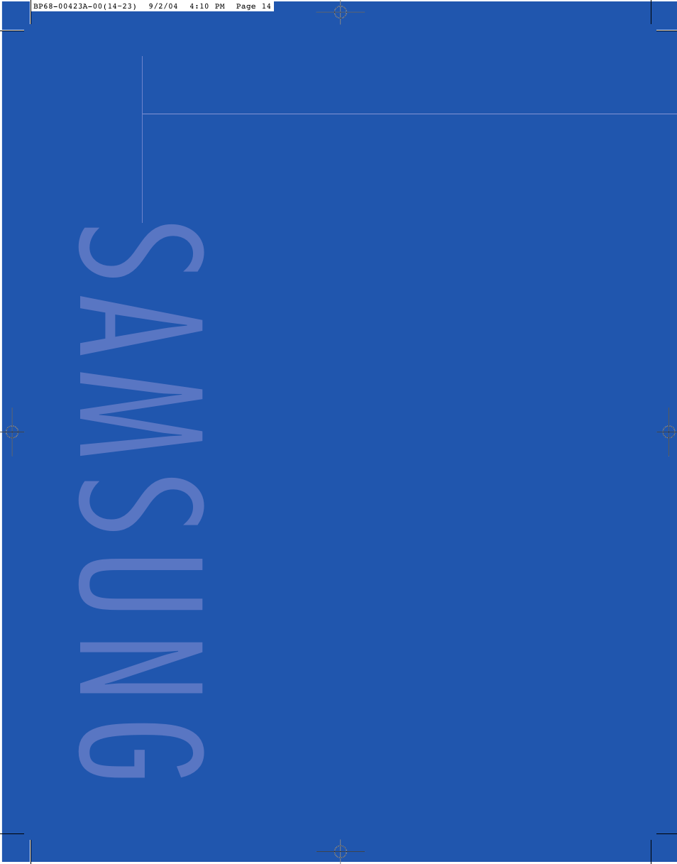 Samsung | Samsung HL-P4674W User Manual | Page 14 / 96