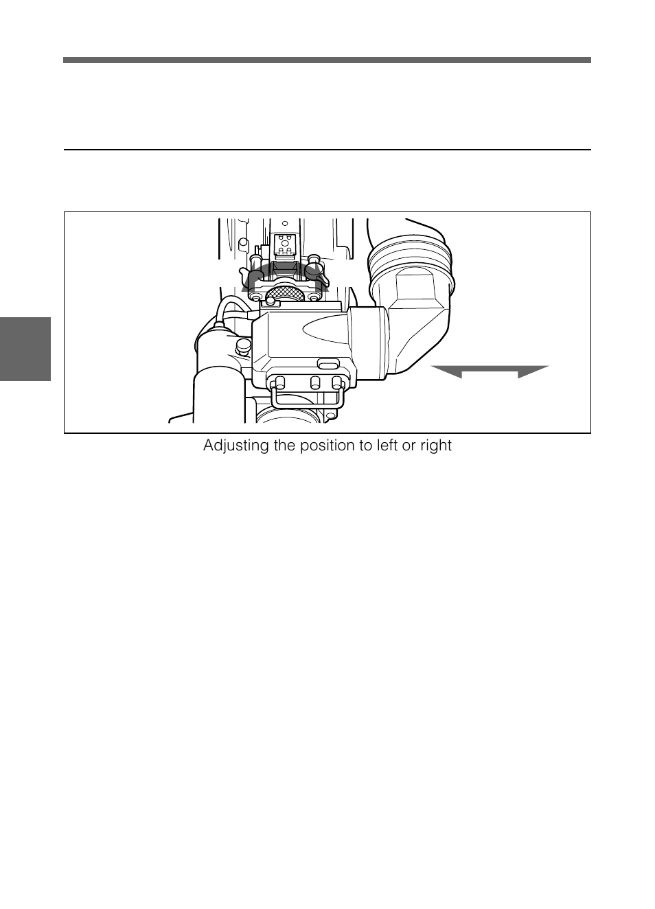 Adjusting the viewfinder, Adjusting the viewfinder position, 2 adjusting the viewfinder | Samsung DVW-707/707P User Manual | Page 214 / 296