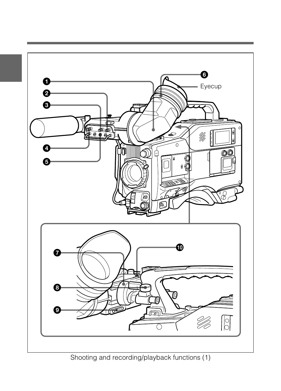 Shooting and recording/playback functions, 4 shooting and recording/ playback functions | Samsung DVW-707/707P User Manual | Page 30 / 296