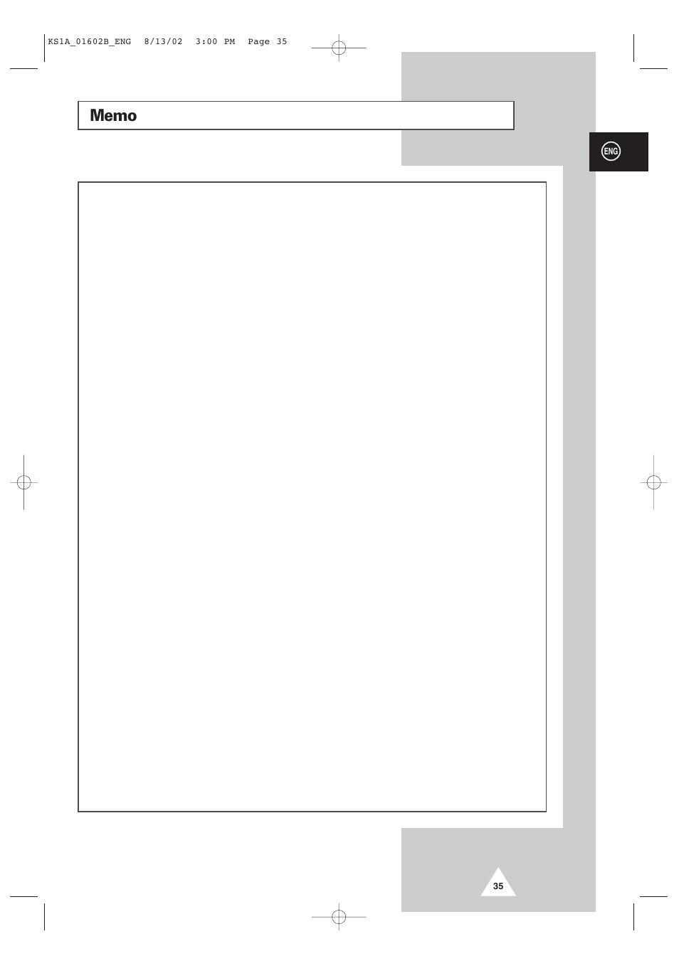 Samsung CRT Direct View TV User Manual | Page 35 / 36