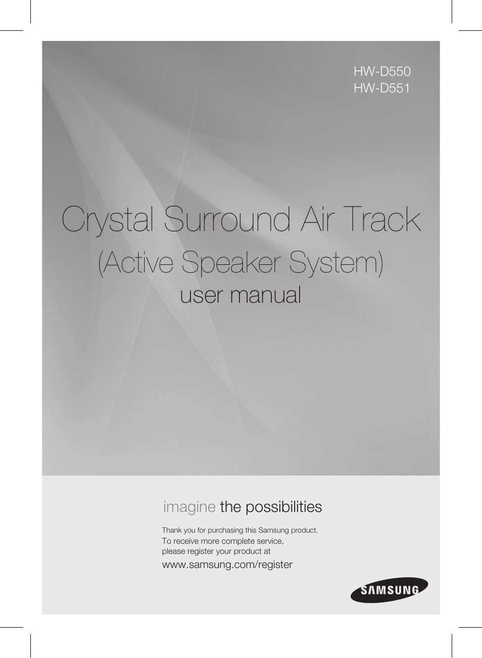 Samsung HW-D550 User Manual | 25 pages