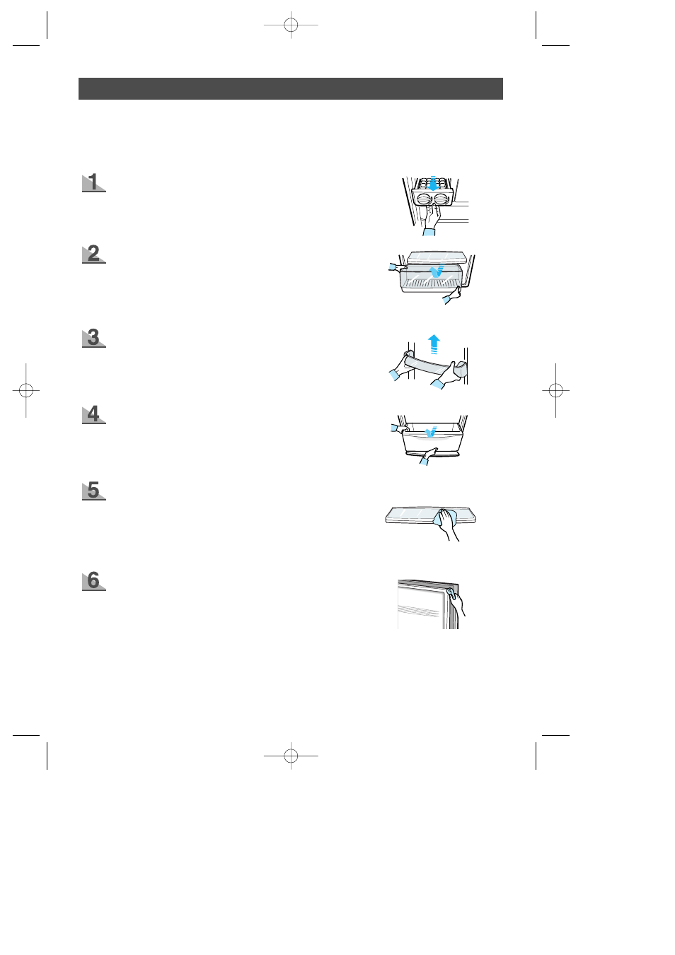 Removing and cleaning accessories | Samsung SR-L65 EN User Manual | Page 14 / 22