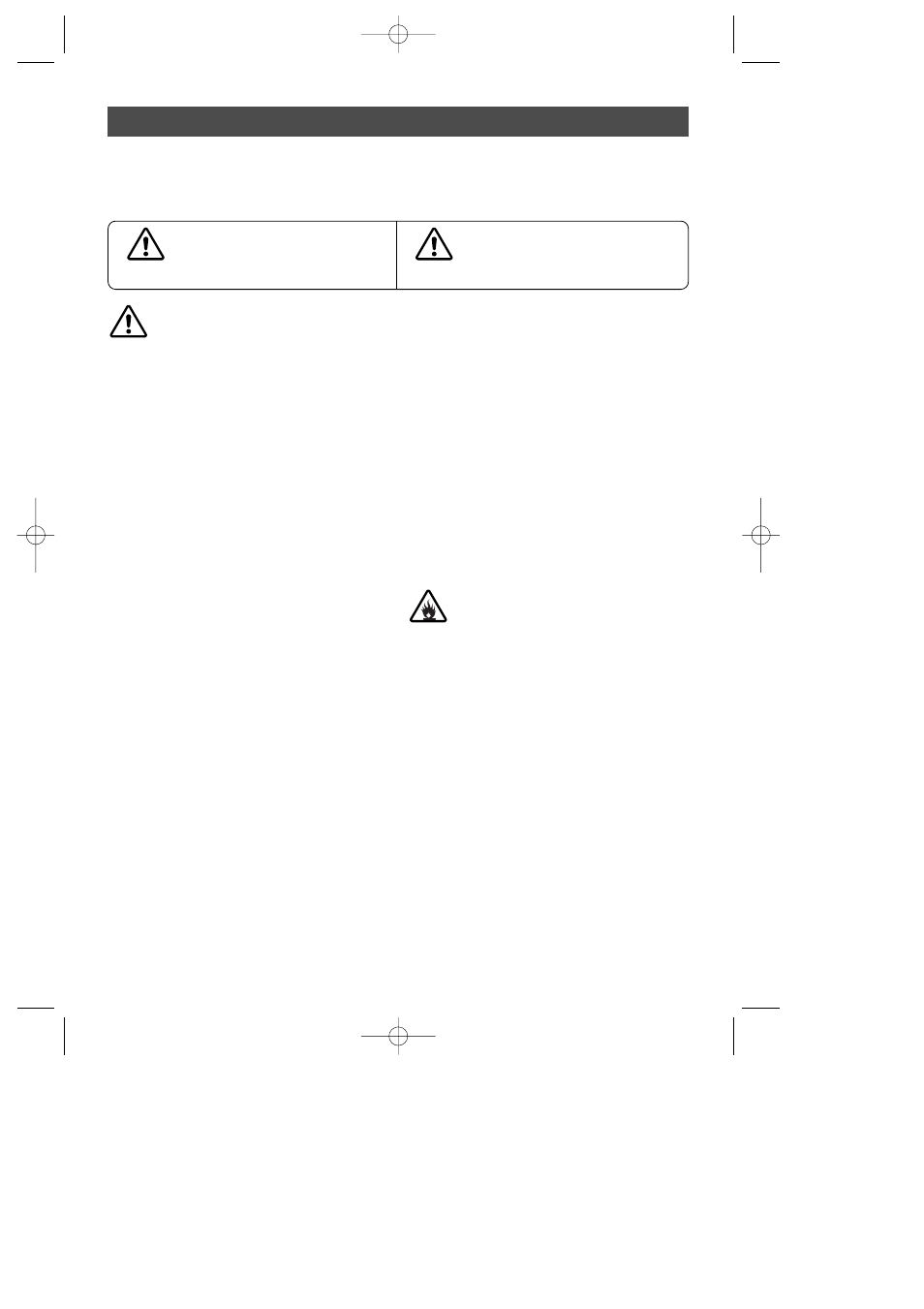 Warnings/safety precautions, Warnings / safety precautions | Samsung SR-L65 EN User Manual | Page 3 / 22