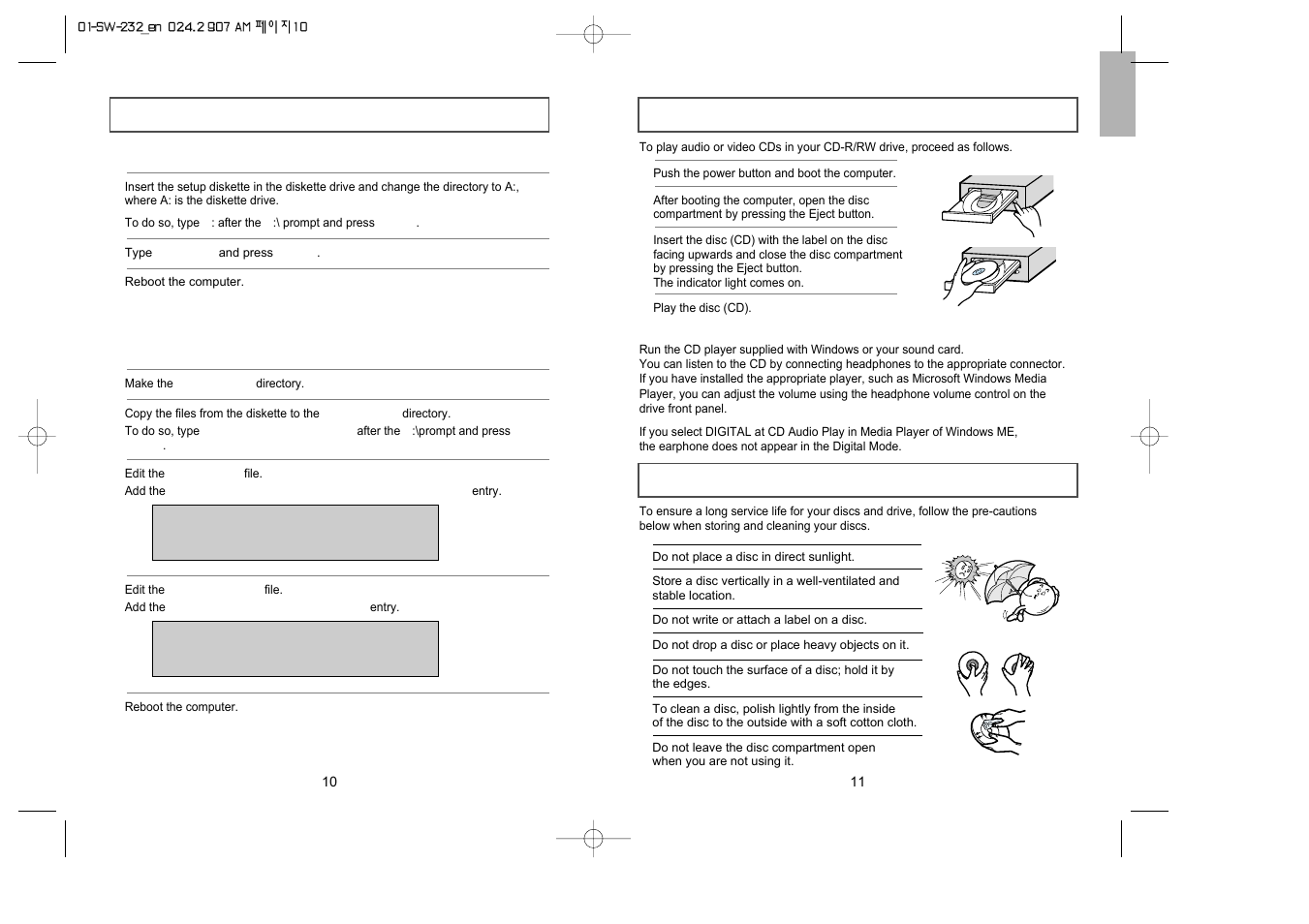 Samsung SW-232 User Manual | Page 6 / 9