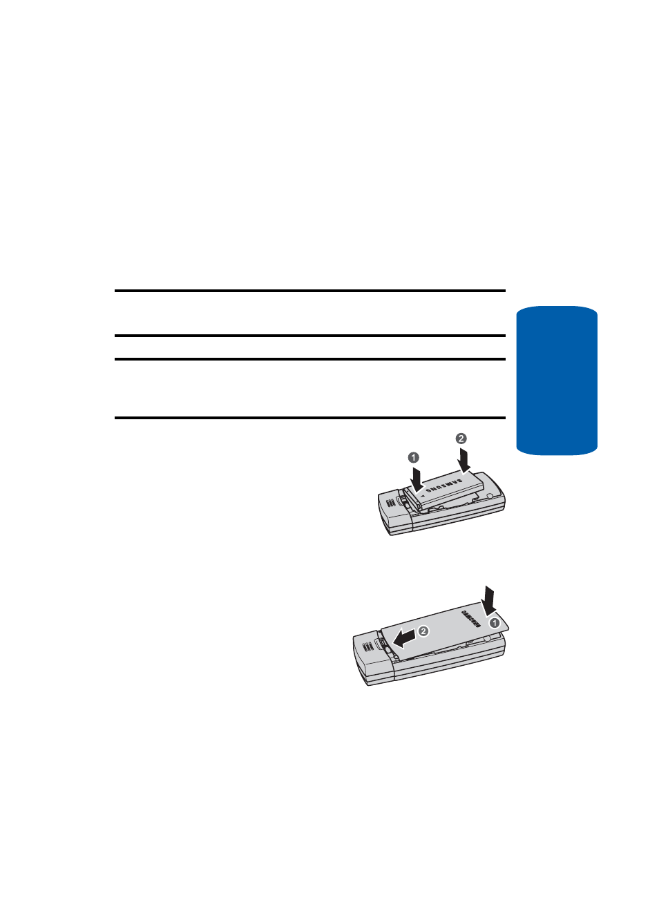 Activating your phone, Install the battery | Samsung SCH-u420 User Manual | Page 11 / 246