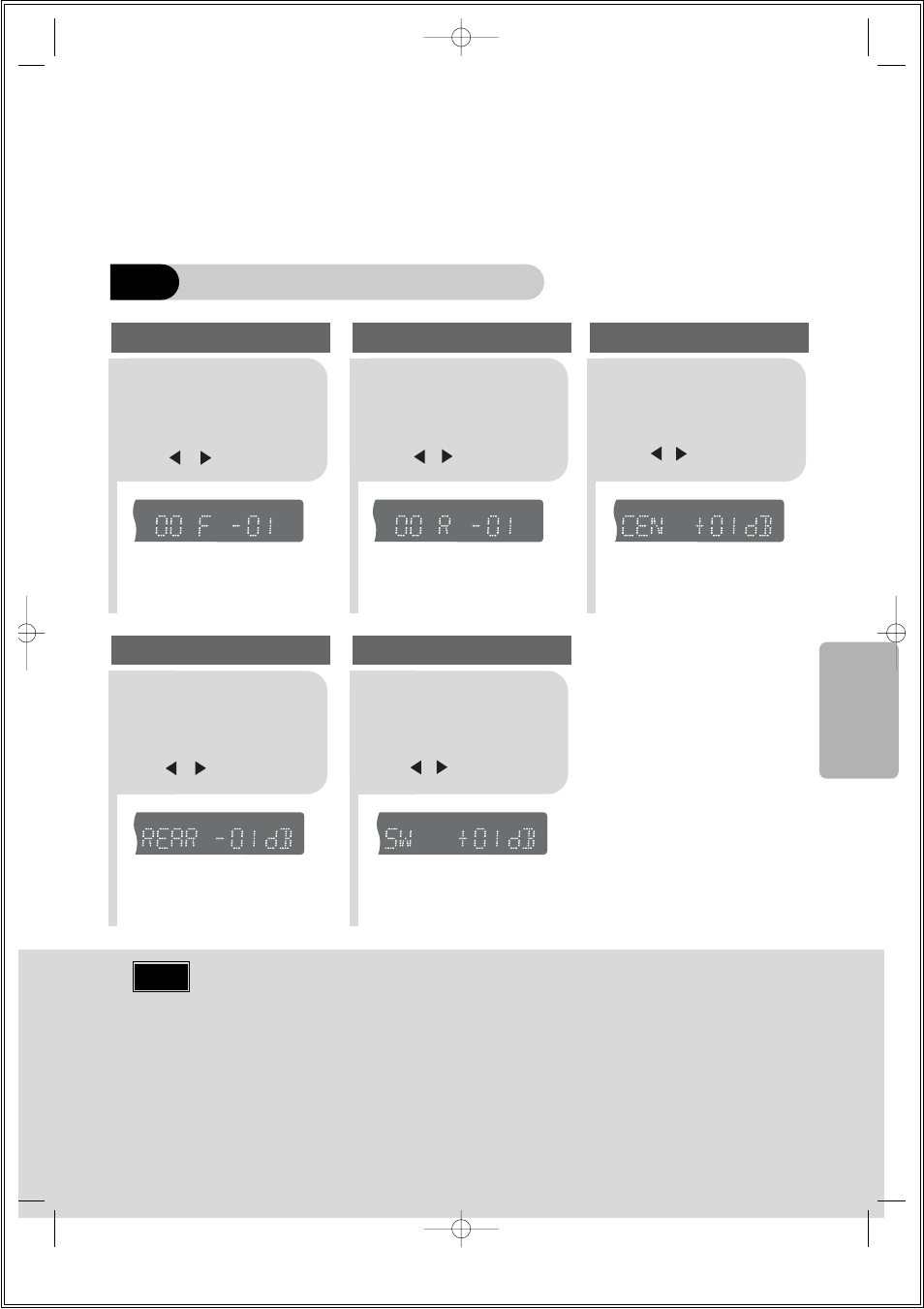 When manually adjusting with the sound edit button, Adjusting center speaker level | Samsung HT-DS690 User Manual | Page 61 / 82