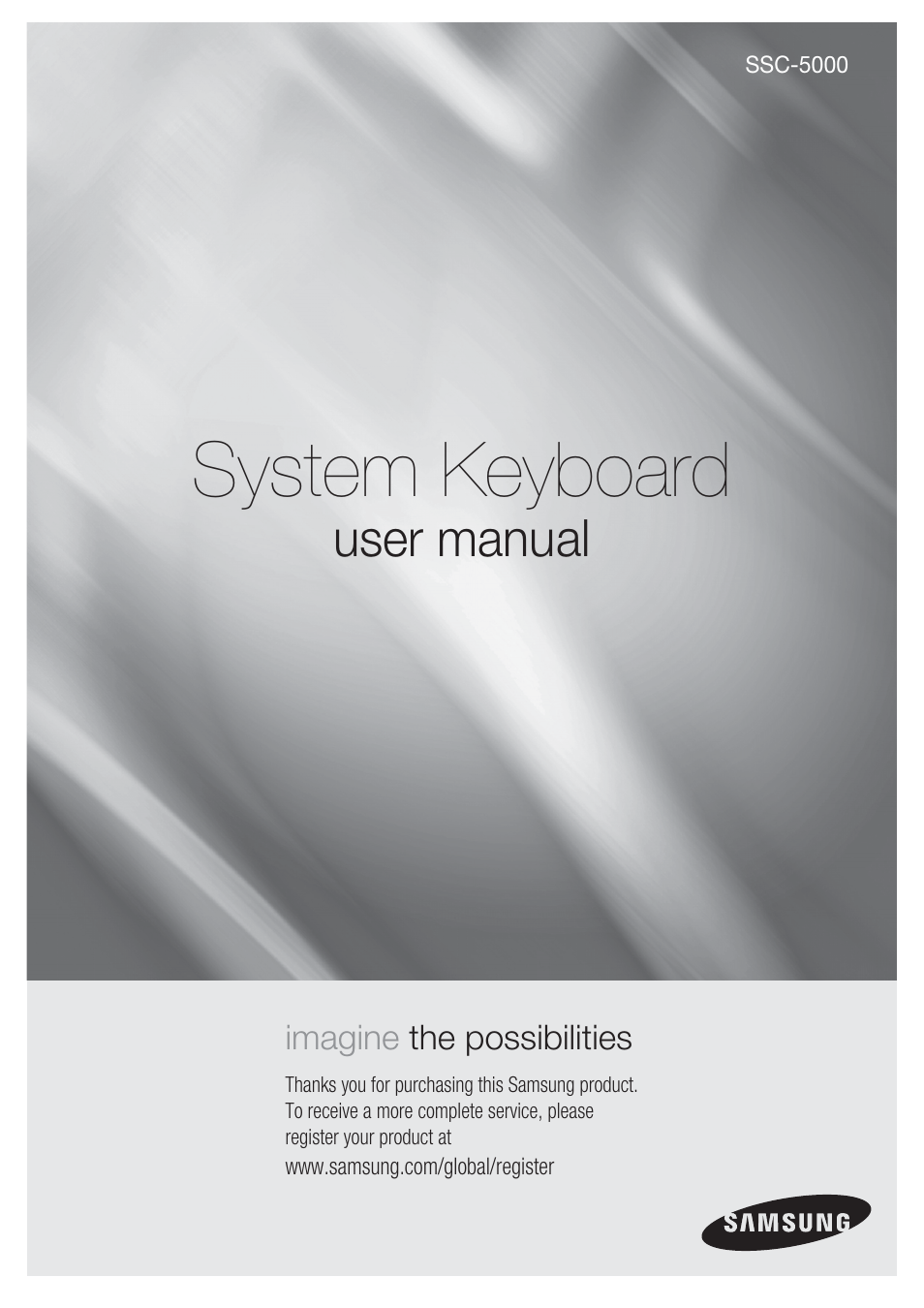 Samsung SSC-5000 User Manual | 31 pages