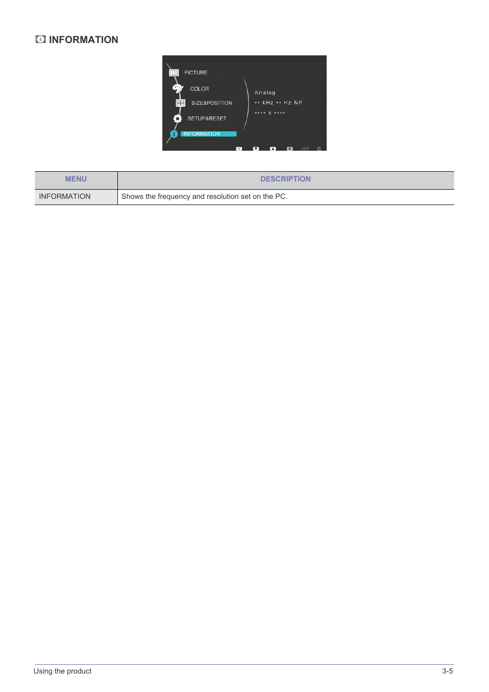Information | Samsung XL2270 User Manual | Page 29 / 43