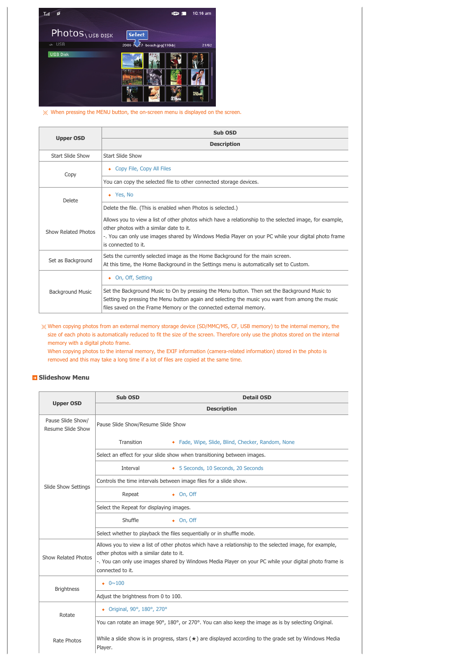 Samsung spf-72v User Manual | Page 15 / 38