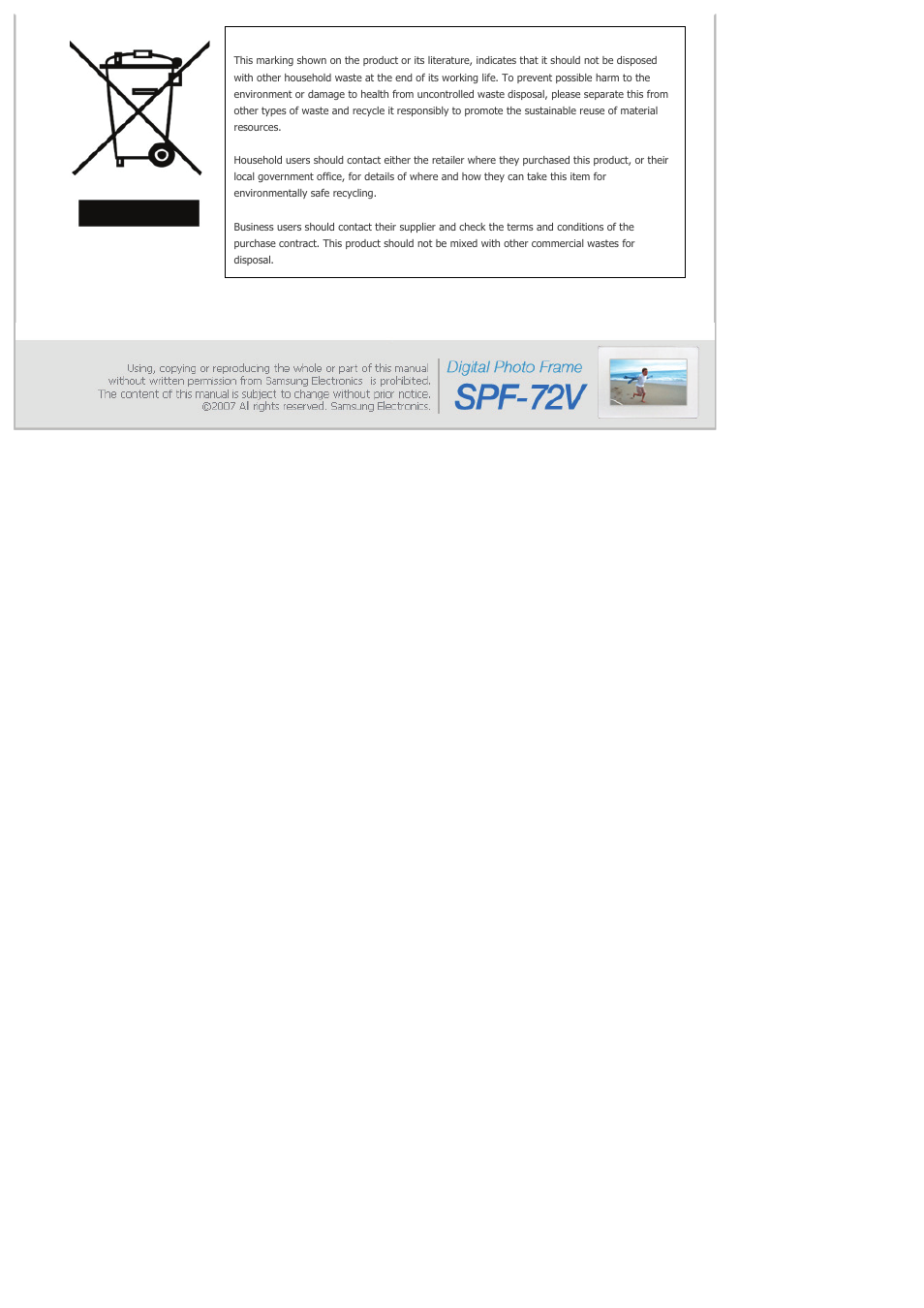 Overview | Samsung spf-72v User Manual | Page 6 / 38