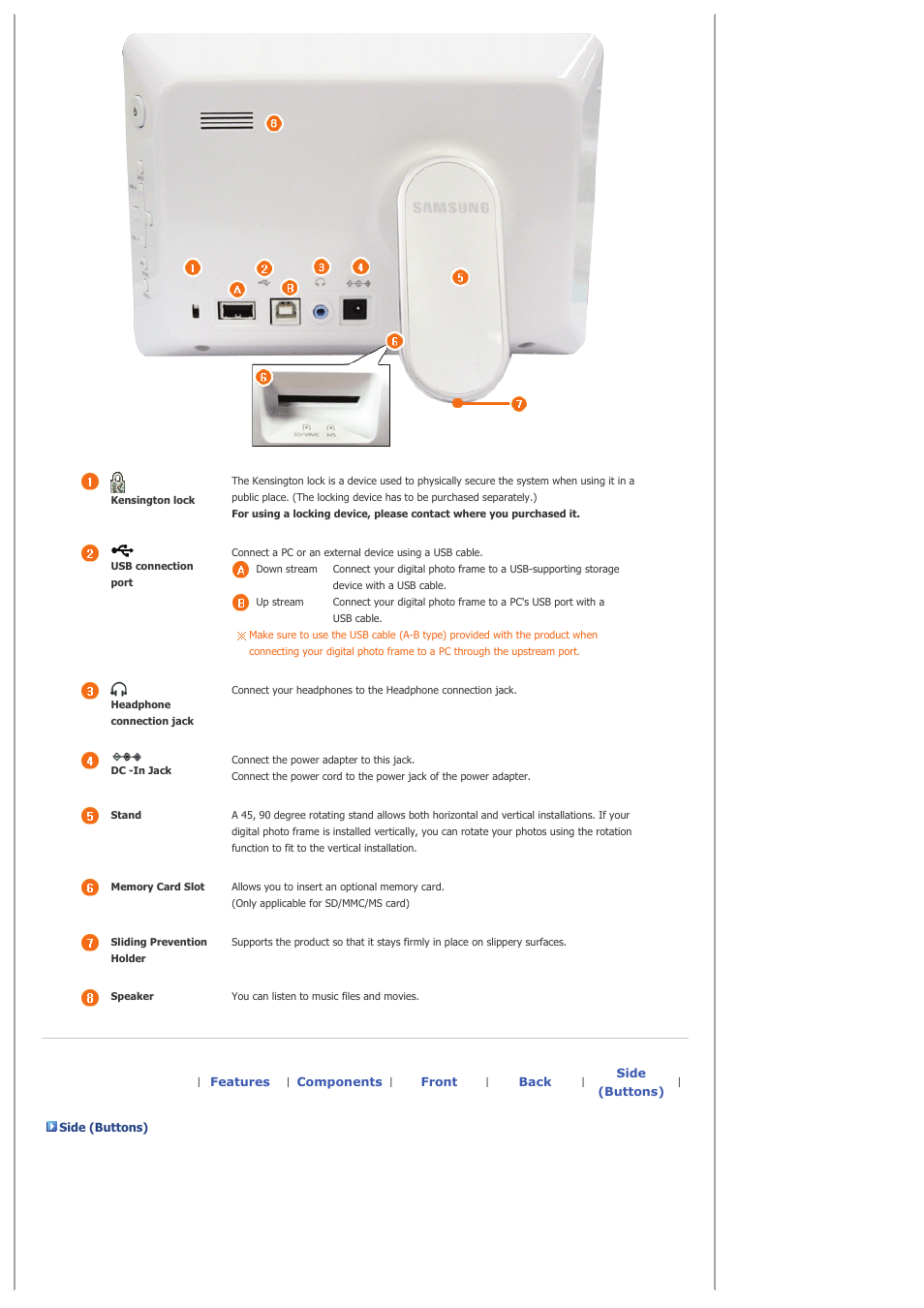 Samsung spf-72v User Manual | Page 9 / 38