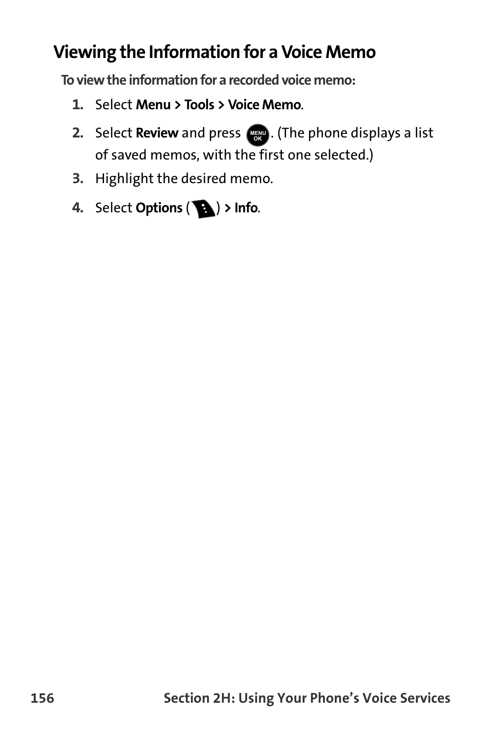 Viewing the information for a voice memo | Samsung M510 User Manual | Page 186 / 291