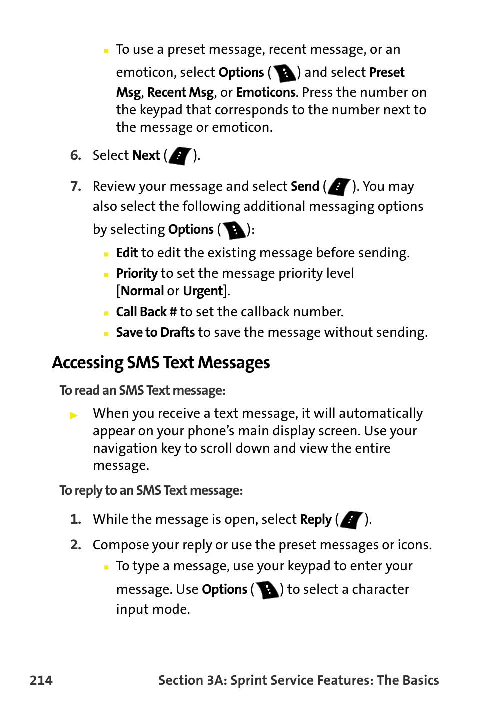 Accessing sms text messages | Samsung M510 User Manual | Page 244 / 291