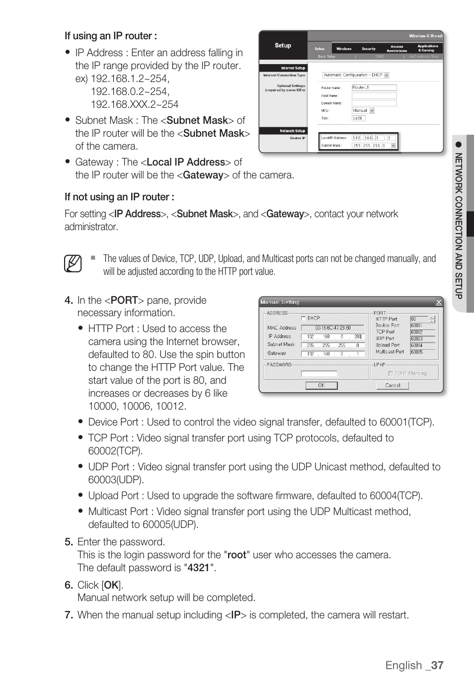 Samsung SNC-B2335P User Manual | Page 37 / 111