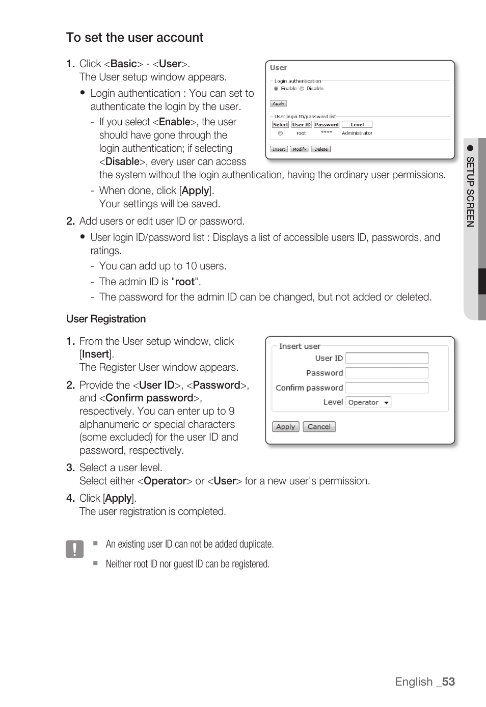 Samsung SNC-B2335P User Manual | Page 53 / 111